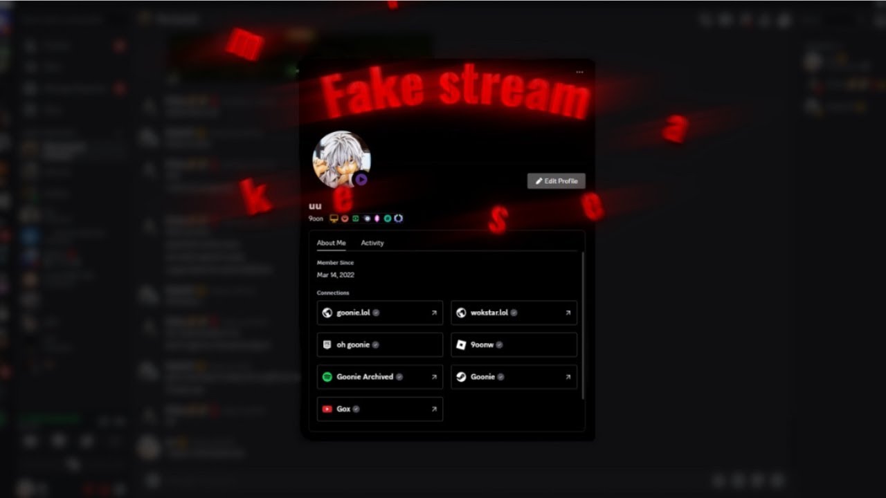 How to get fake streaming status #2024