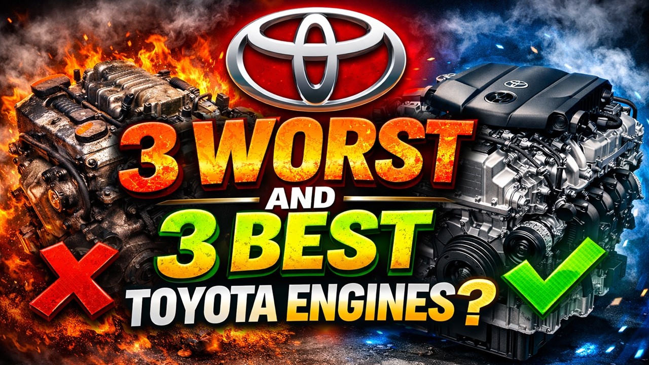 3 WORST AND 3 BEST TOYOTA ENGINES TO DRIVE FOREVER?