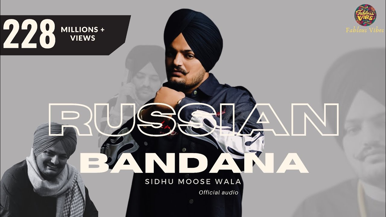 Sidhu Moose Wala - Russian Bandana (Music Video) | Haryanvi song | Ai Generated Voice