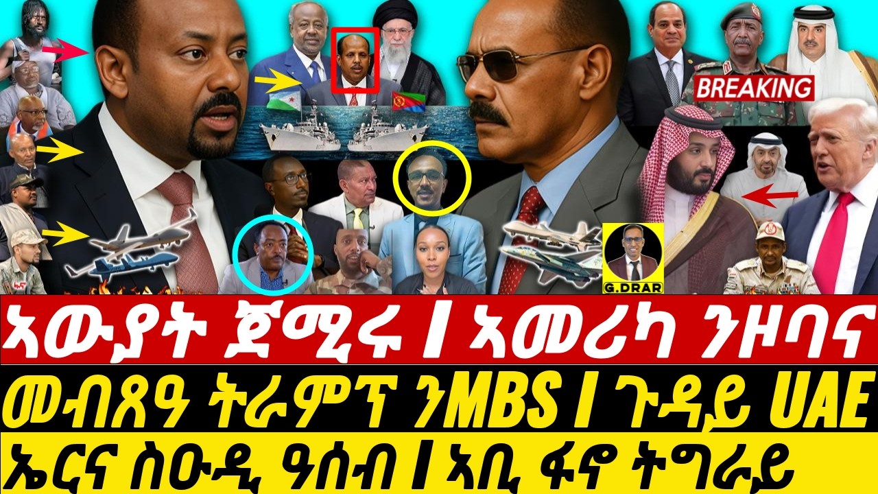 Nov-20 ኤርና ስዑዲ ዓሰብ I ኣውያት ጀሚሮም I ትራምፕ ንዞባና I Eritrea vs Abiy's War I Trump MBS Sudan I Jawar to Abiy