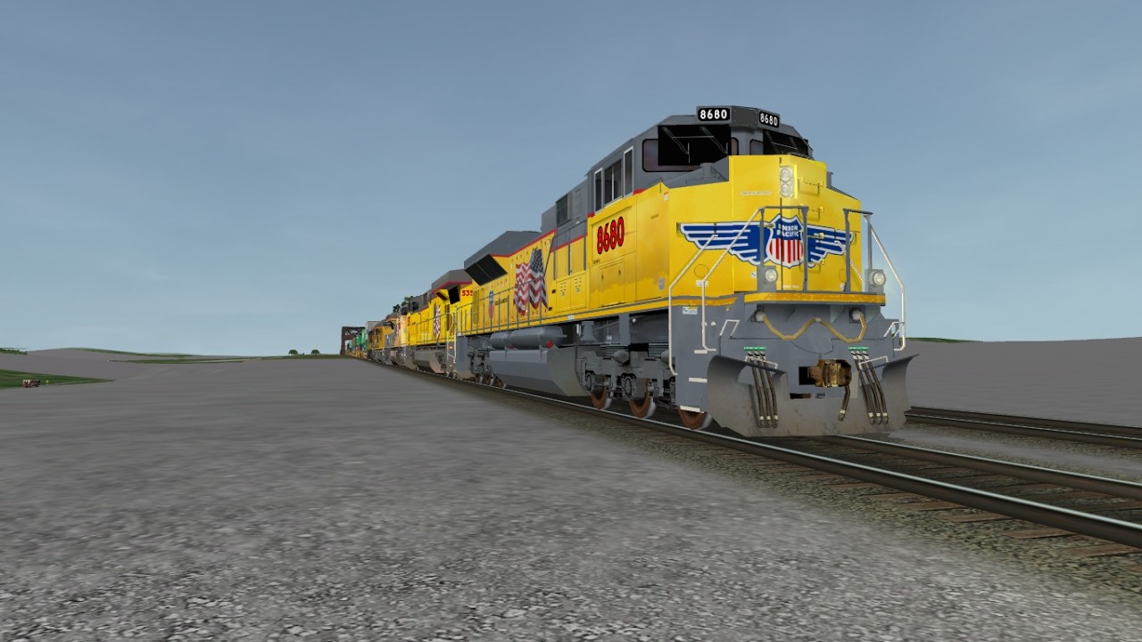 ORTS: High Speed UP SD70ACe #8680 EB ILTG2-01 At Luzerne, IA