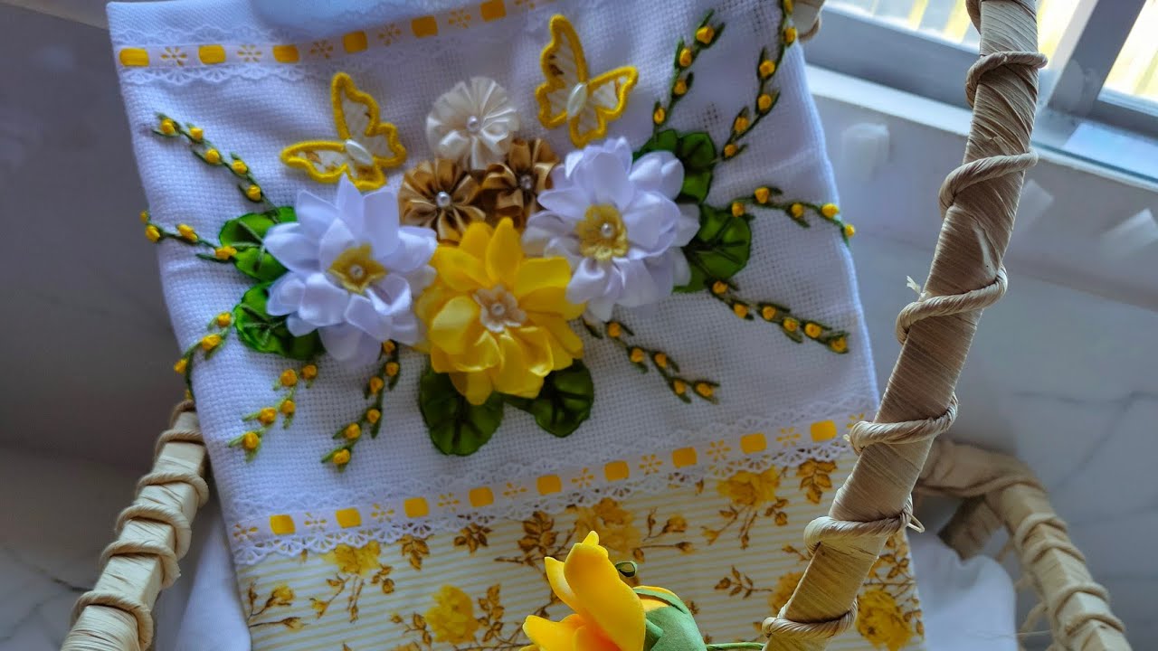 Flor de cetim fita número 5 pra iniciantes modelo 553 @atelierdananda