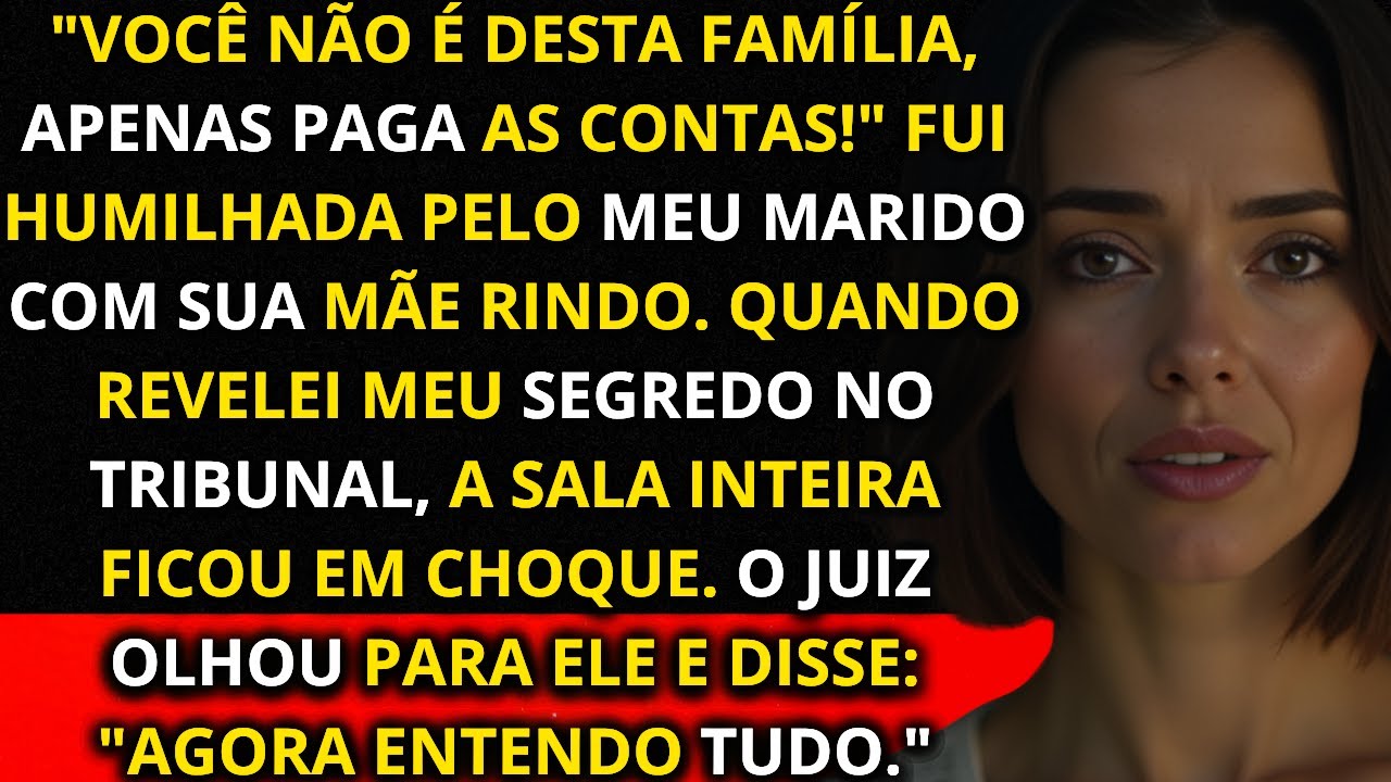 'Você não é desta família, é apenas quem paga as contas', disse meu marido enquanto minha sogra...