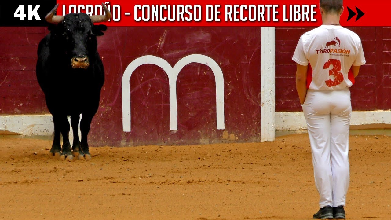 4K ▪ LOGROÑO ▪ CONCURSO DE RECORTE LIBRE CON TOROS 2021