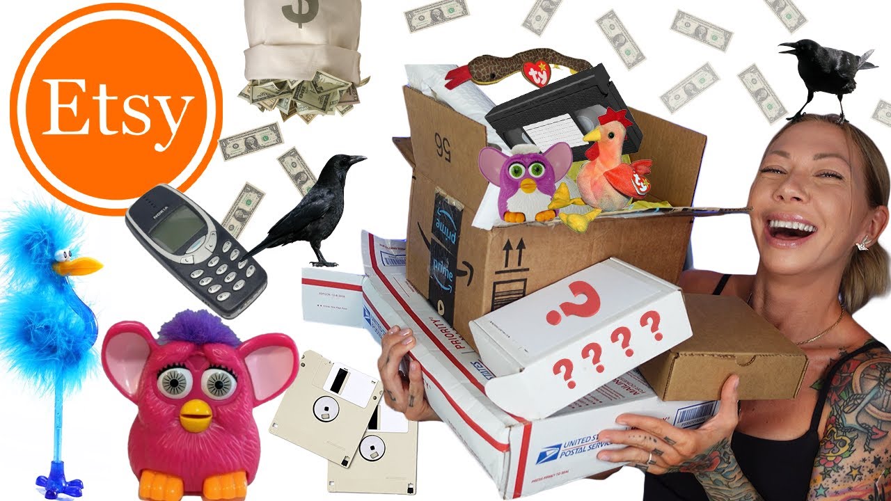 nostalgic ETSY mystery boxes