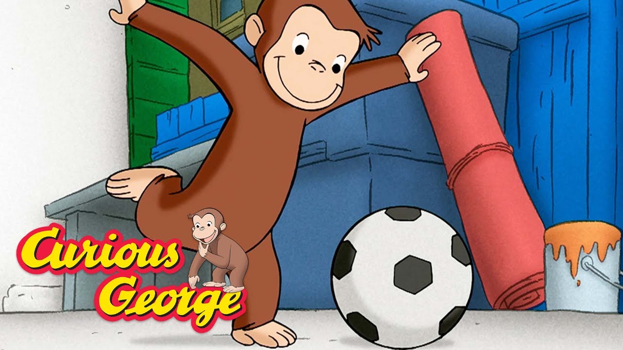 Curious George ⚽️ George Plays Football ⚽️ FULL EPISODE ⚽️ Kids Cartoon