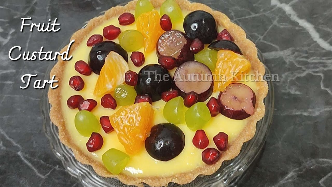Fruit Custard Tart | No Bake | Eggless Recipe | Homemade Tart | Fruit Tart | Holi Special Recipe