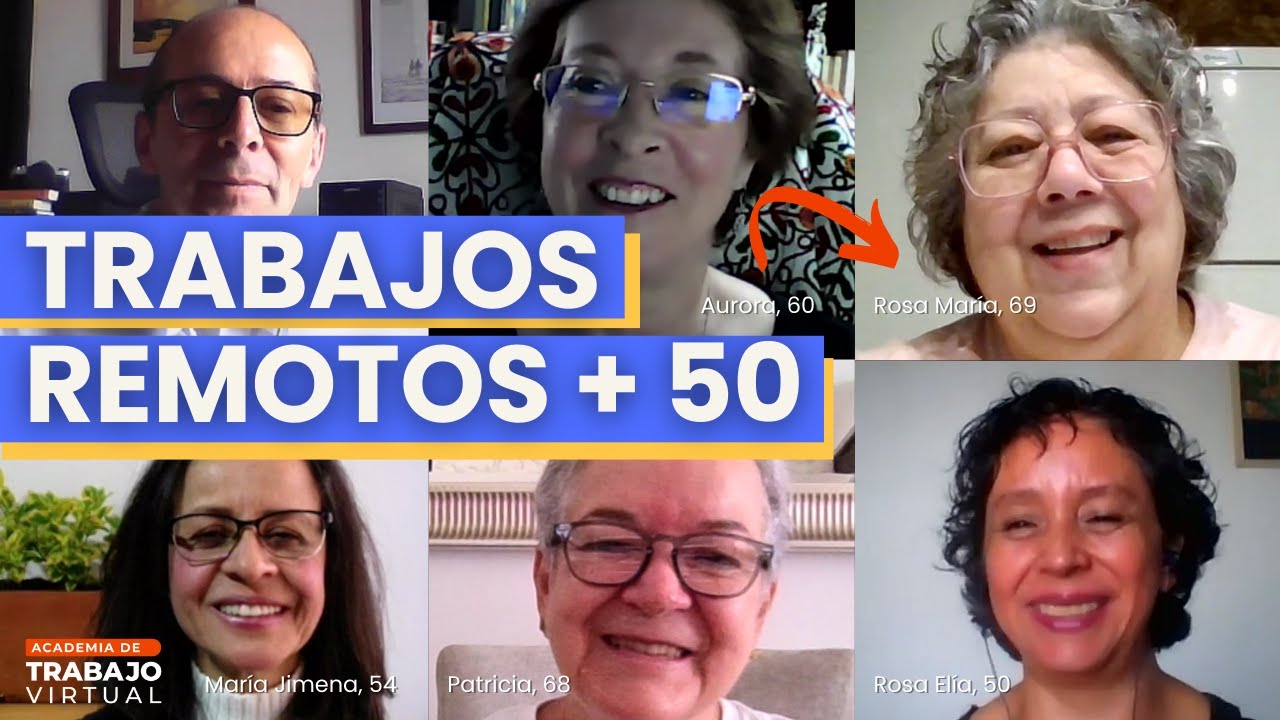 👉 C&oacute;mo trabajar desde casa despu&eacute;s de los 50 | Trabajos remotos en ALTA DEMANDA (ejemplos REALES)