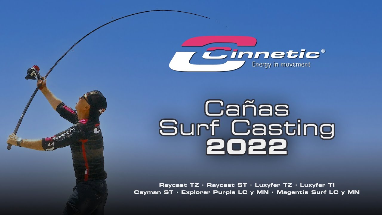 Cañas surf casting Cinnetic 2022 a prueba