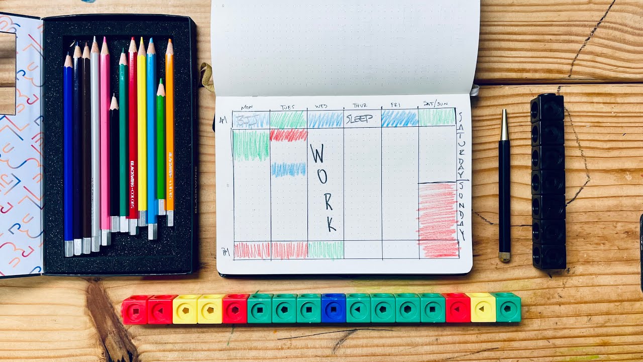 Самая простая система блокировки времени для Bullet Journal