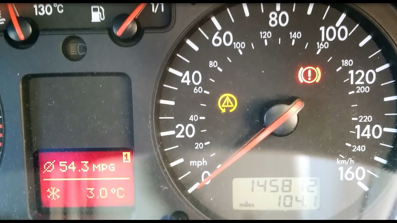 Индикатор ASR/ESP на приборной панели VW Golf/Bora загорается через 10 минут езды &mdash; как исправить...