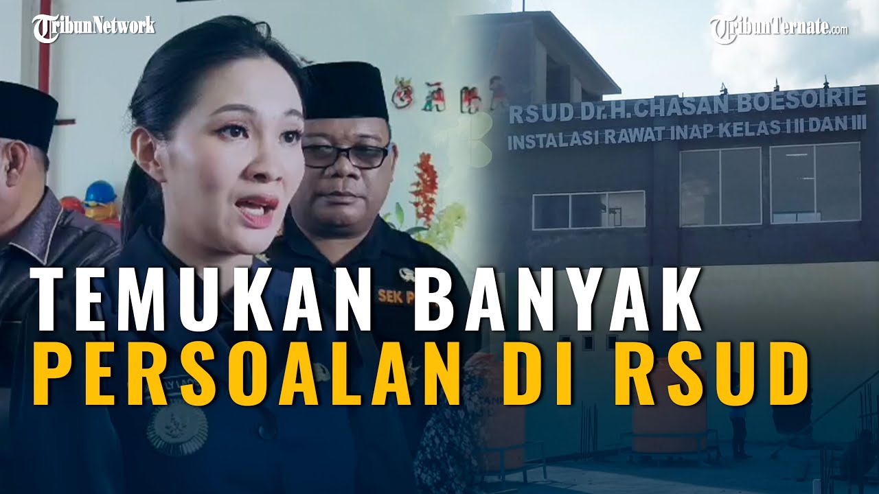 Gubernur Maluku Utara Temukan Banyak Persoalan di RSUD Chasan Boesoirie, Salah Satunya Atap Bocor