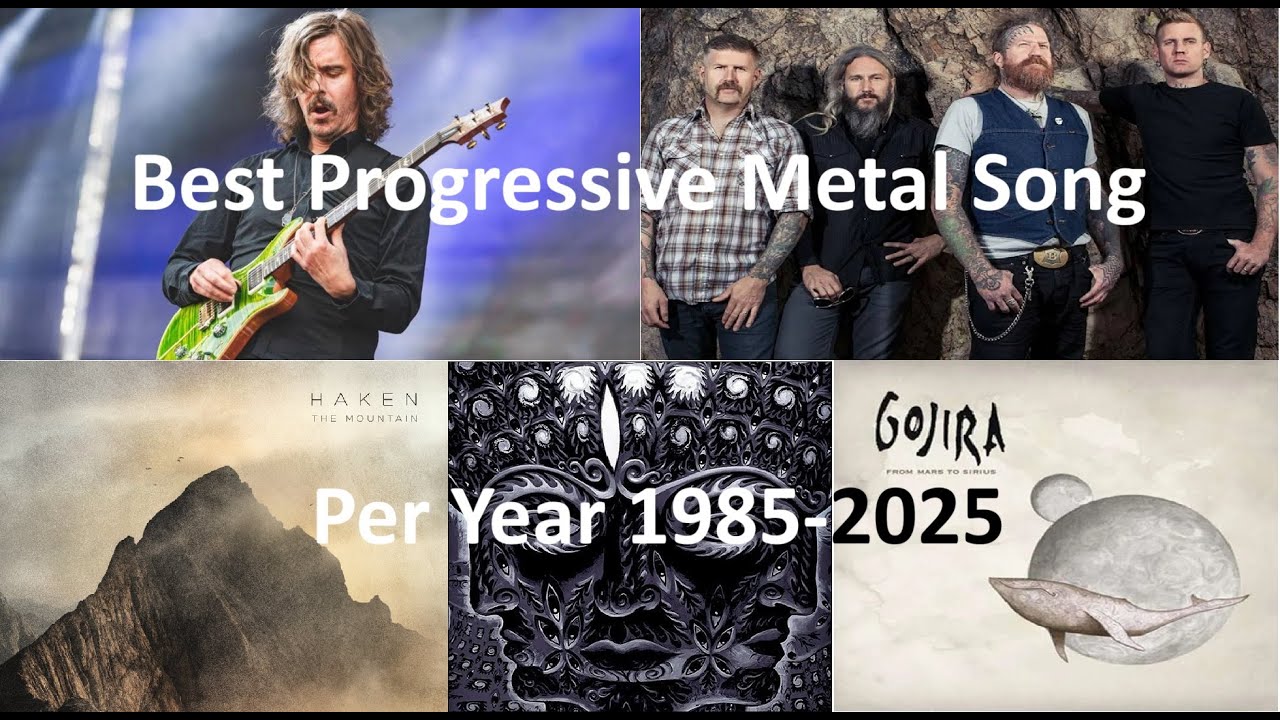 Best Progressive Metal Song Every Year 1985-2025