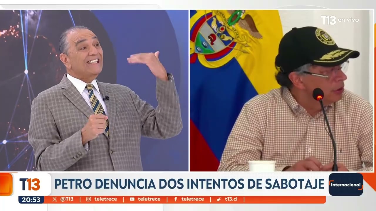 Presidente de Colombia denuncia dos intentos de sabotaje
