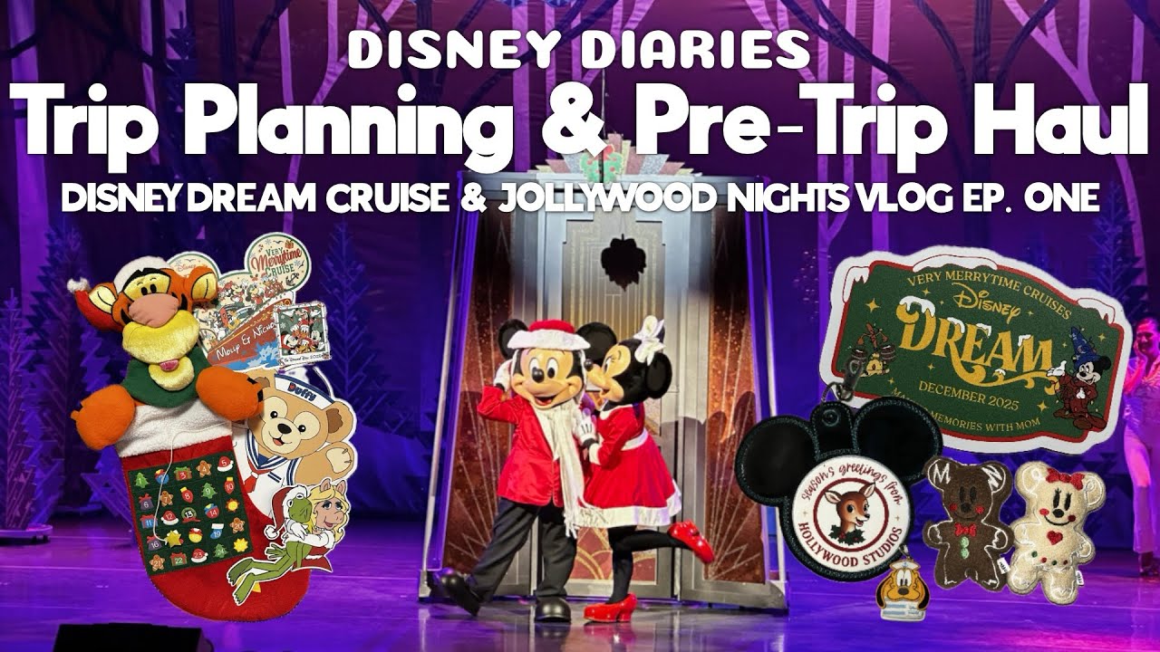 Holiday Trip Prep & Haul | Disney Dream Very Merrytime Cruise + Jollywood Nights! 🎁✨Ep. 1