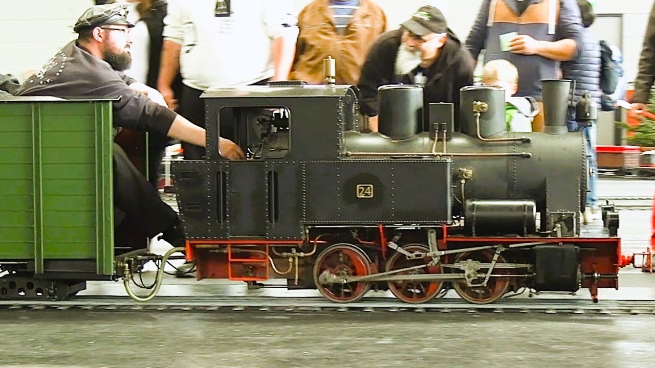 Large Live Steam Train Models @ Echtdampf Hallentreffen Friedrichshafen 2023
