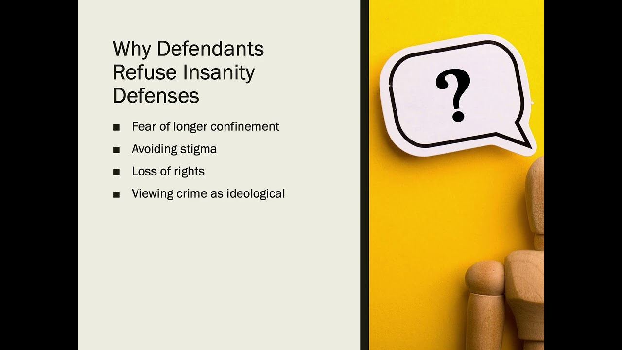 Yolla Mrad  Competence to Refuse an Insanity Defense