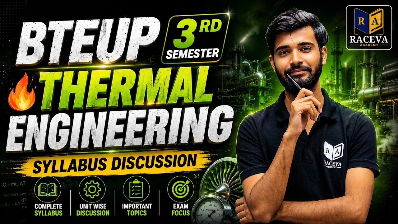 📚 Thermal Engineering | Syllabus Discussion | BTEUP 3rd Semester (Mechanical Engineering)