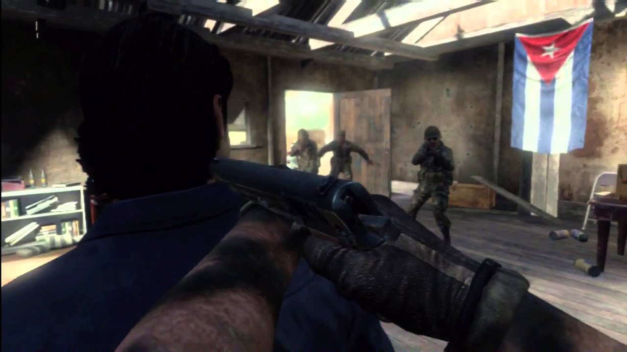 Call of Duty: Black Ops 2 - Raul Menendez gets shot