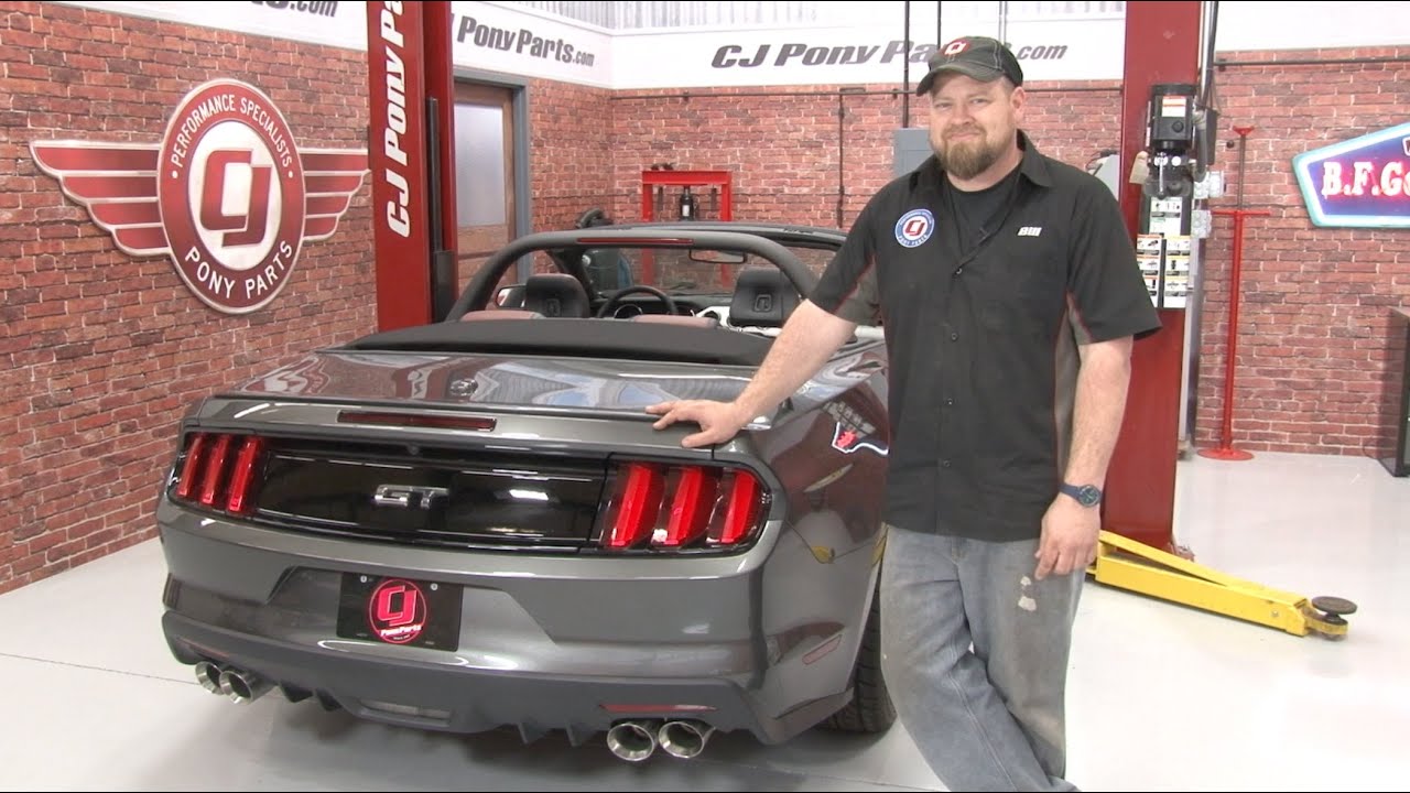 2015-2017 Mustang GT MagnaFlow Competition Series Quad Tip Installation