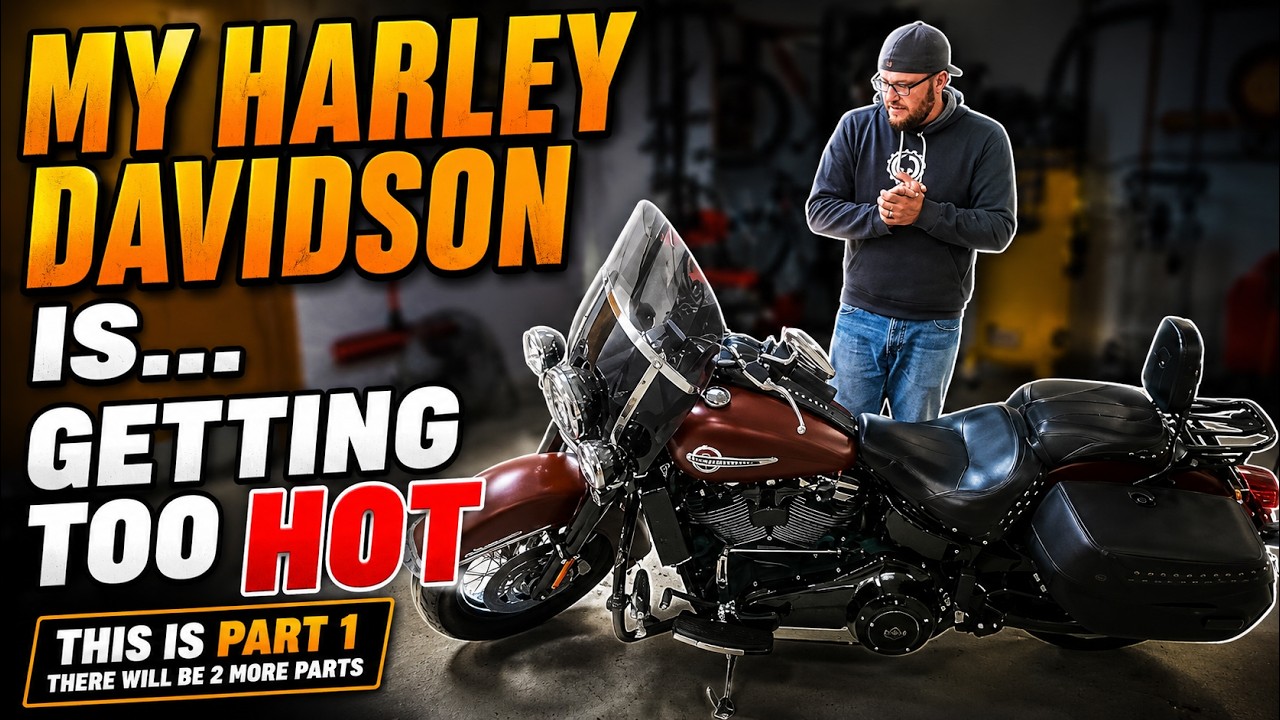My Harley-Davidson is getting TOO HOT!!... (It's weird)