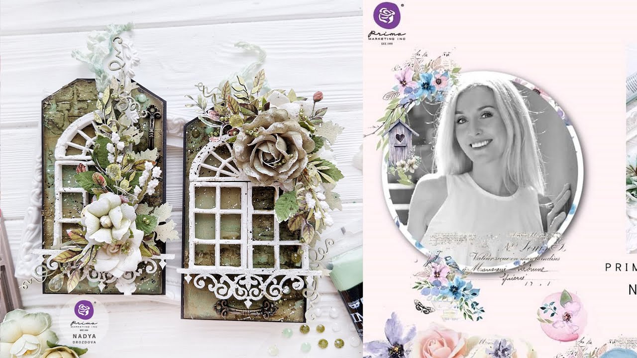 Mixedmedia tags tutorial with Sharon Ziv MOULDS