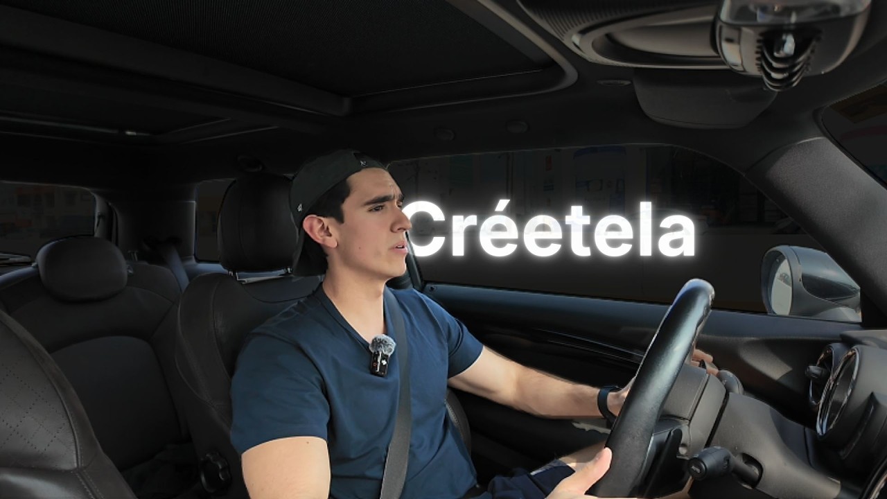 Te lo tienes que creer.