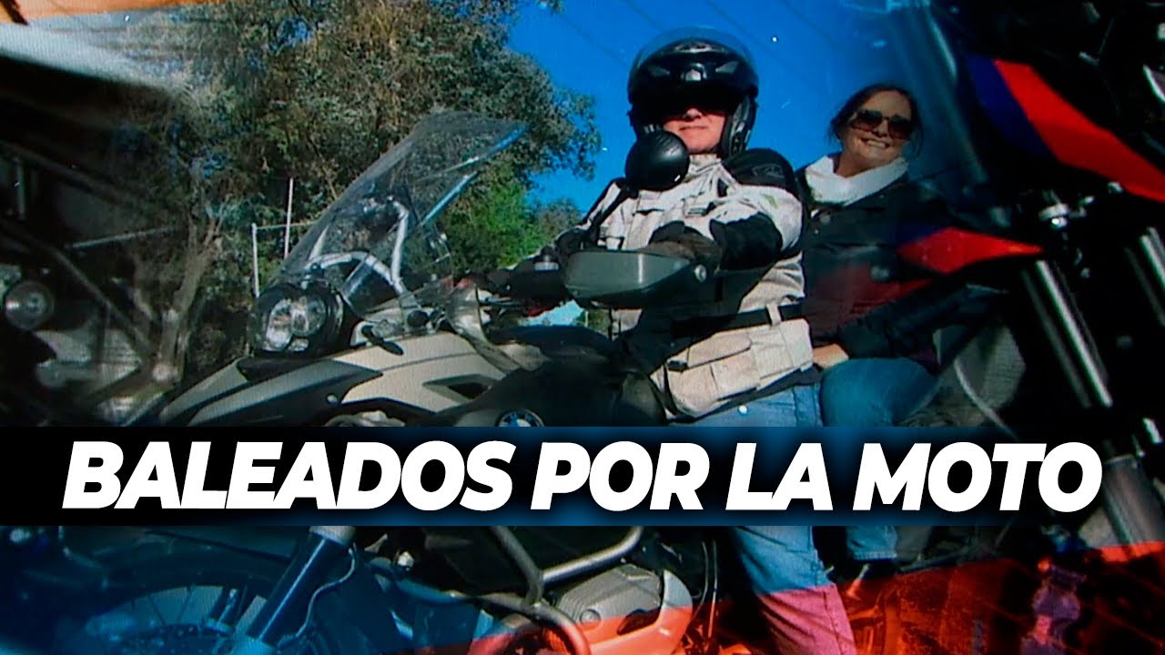BALEADOS POR LA MOTO: Les quisieron robar la moto en la autopista