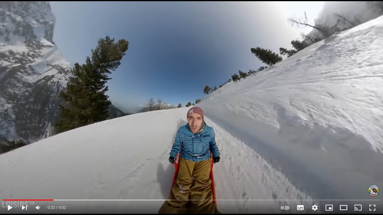 La luge &agrave; Champex-Lac avec loisirs.ch!