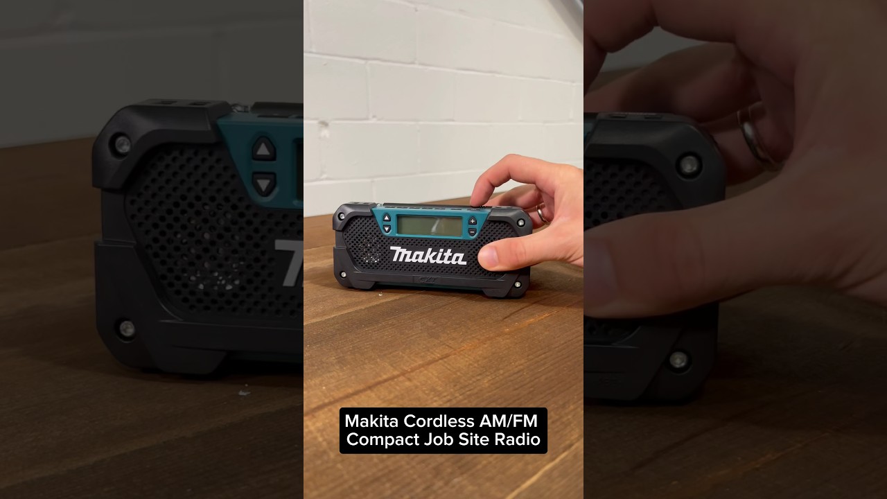 #makita Cordless AM/FM Compact Job Site Radio #makitatools