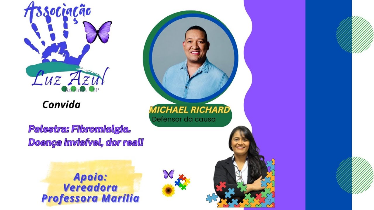 Ao Vivo 30-01-2025 -  1º Encontro Sobre Fibromialgia de Barrinha com  Palestra de Michael Richard