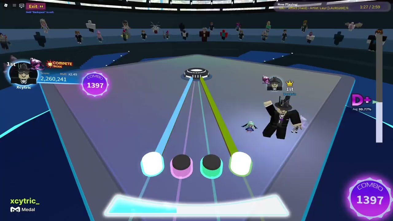 when you lowkey hit a flowstate in robeats (difficulty 35 fc)