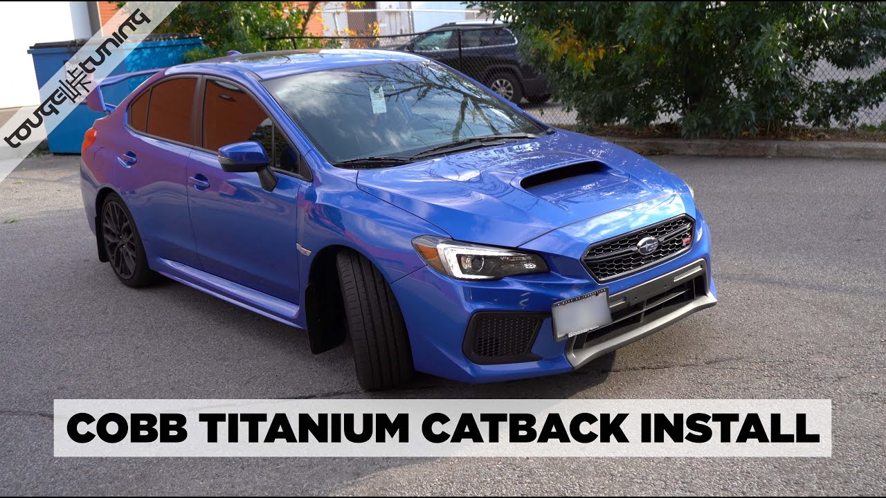 COBB Titanium Exhaust Review and Install - 2019 Subaru STi