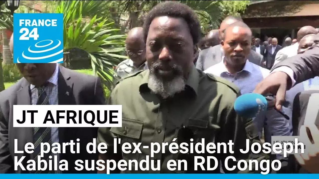 Le parti de l'ex-président Joseph Kabila suspendu en RD Congo • FRANCE 24