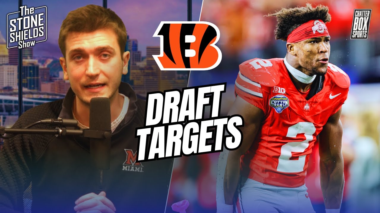 Cincinnati Bengals TOP Draft Targets Ft. Caleb Downs, David Bailey & Rueben Bain