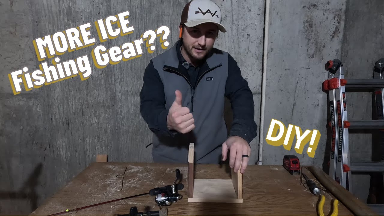 Homemade Tip Down for ANY Ice Rod! (best for panfish)