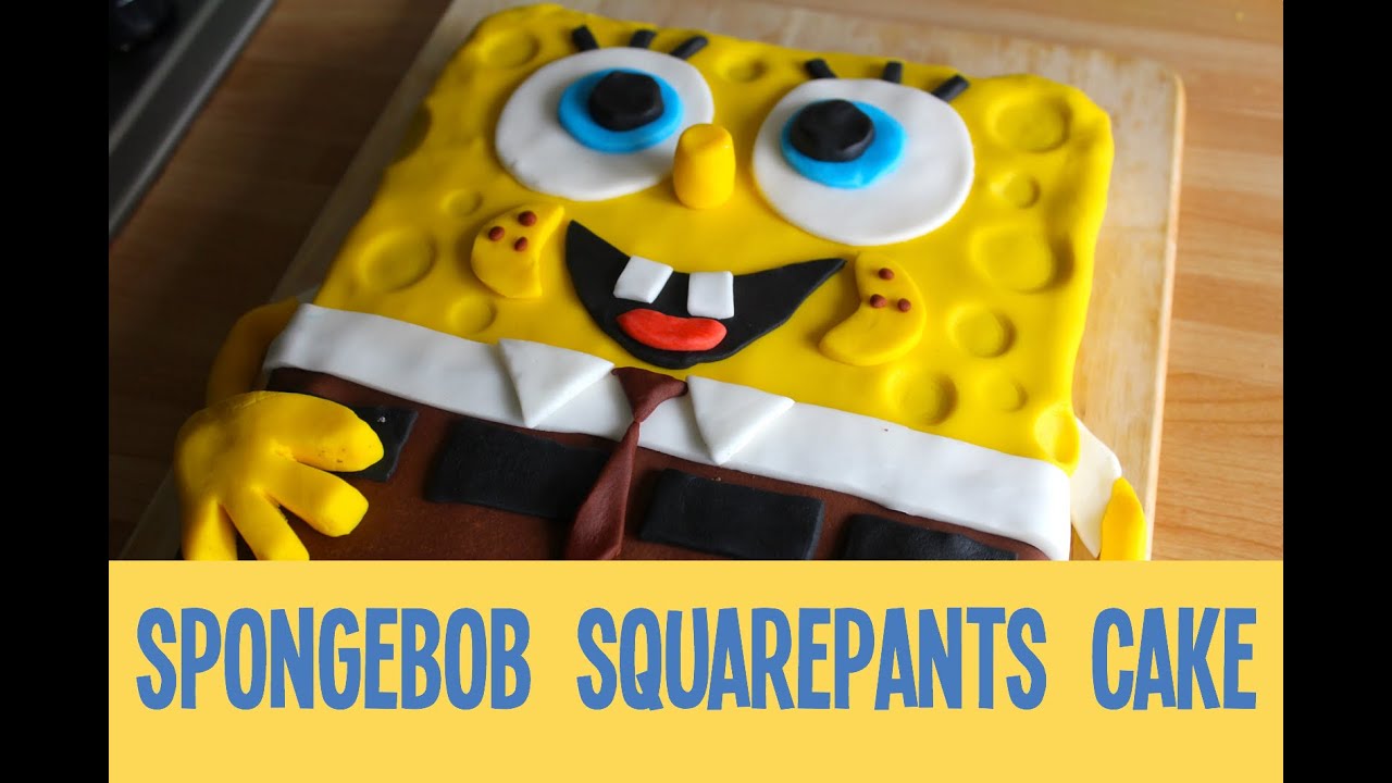 How to make a SpongeBob SquarePants Cake (AD)