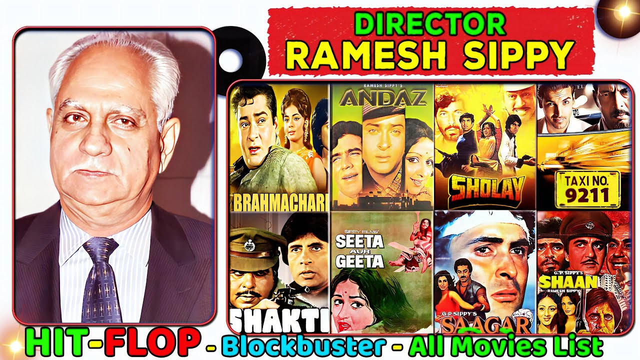 Ramesh Sippy Hit and Flop All Movies List | Box Office Collection | All Films Name List | Sholay