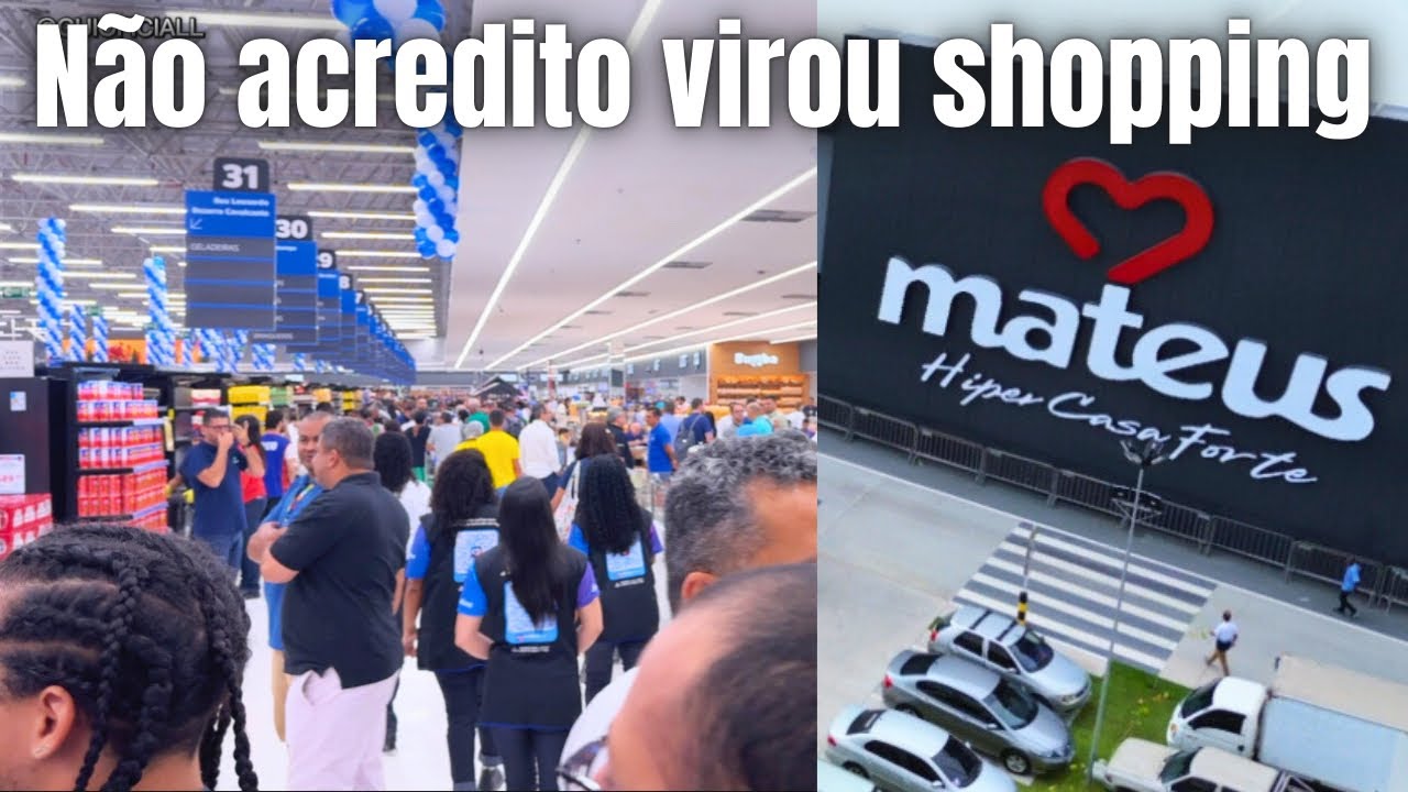 Hiper casa Forte Mateus agora é shopping ￼RECIFE PE