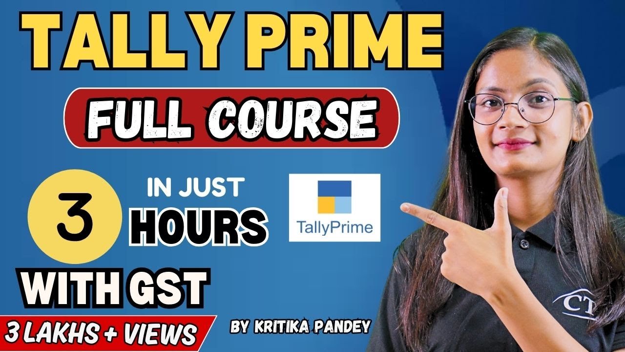 Tally Prime with GST Full Course in Just 3 Hours | Tally Prime in One Shot | @ComputerTechAcademy