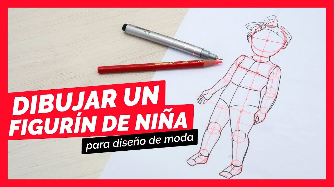 Como dibujar un FIGURÍN DE NIÑA 🧒 [Paso a paso y fácil]