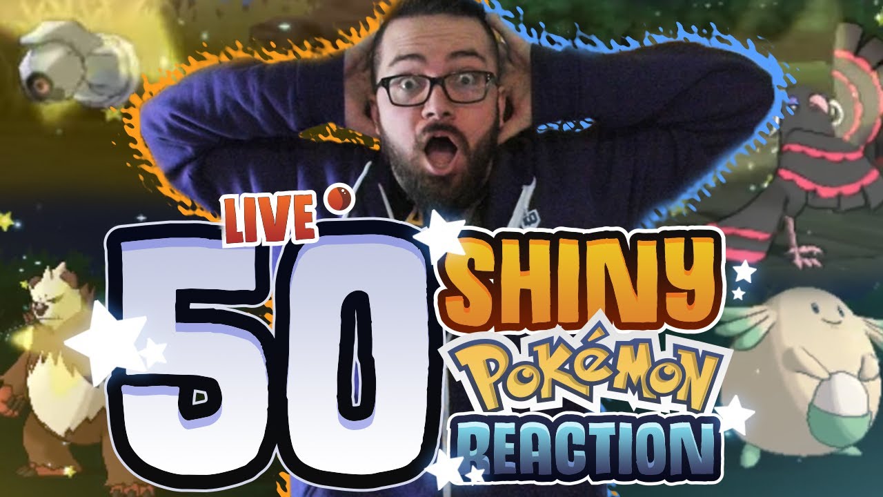 50 ULTRA LUCKY SHINY POKÉMON REACTIONS! Pokémon Sun & Moon Live Shiny Reaction Montage