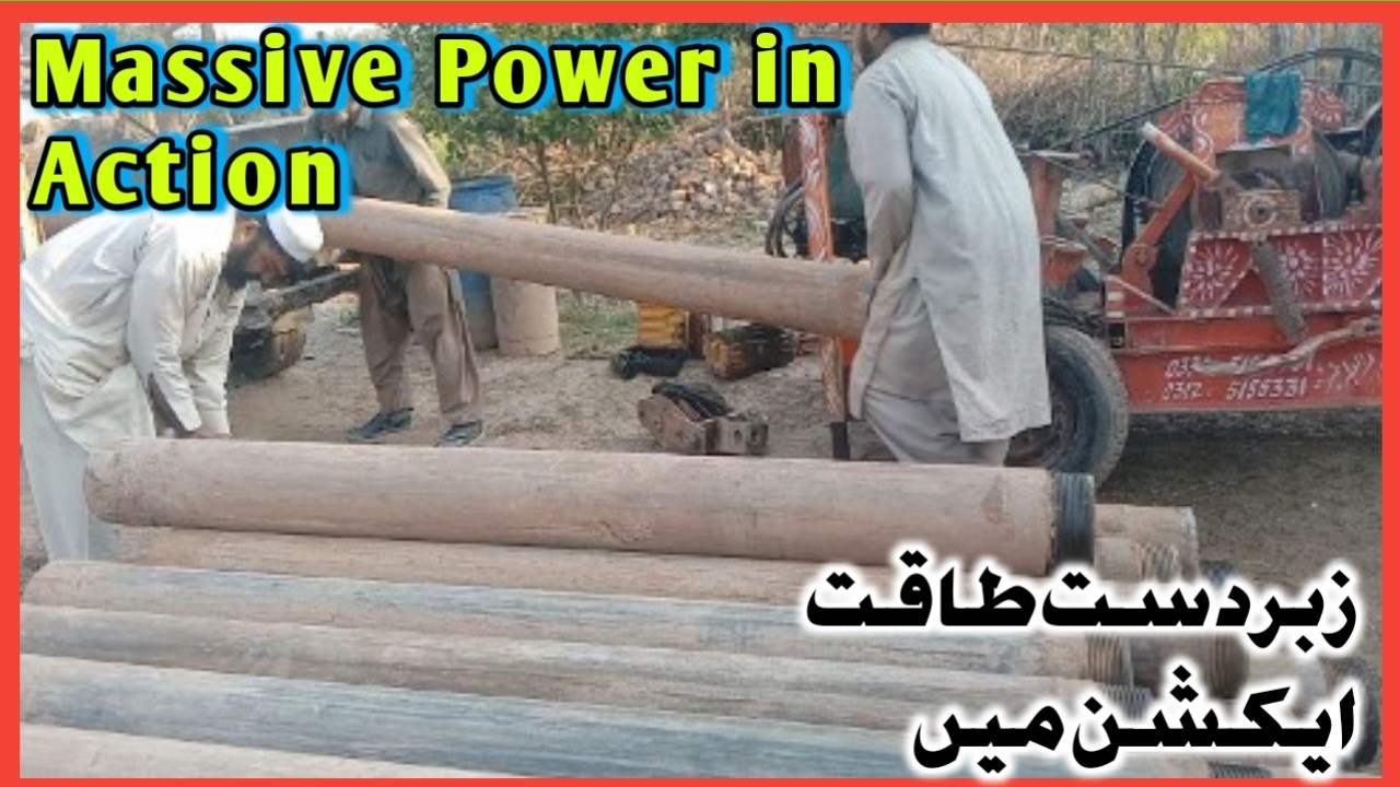 Unstoppable Power at Work — Watch Till the End! #boring #enginiring #enginir