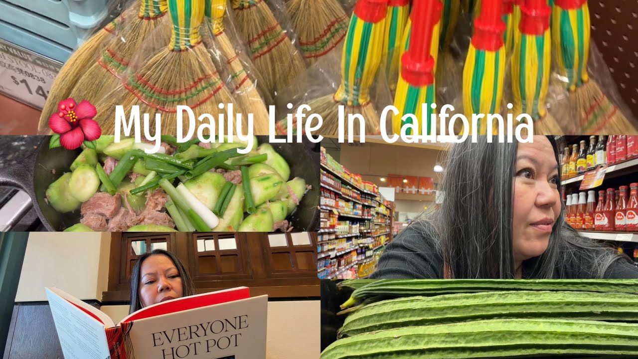 ❤️ Shopping All Morning! Bookstore, Quick Stir Fry Asian Squash Dinner 🌺 My Daily Life In California