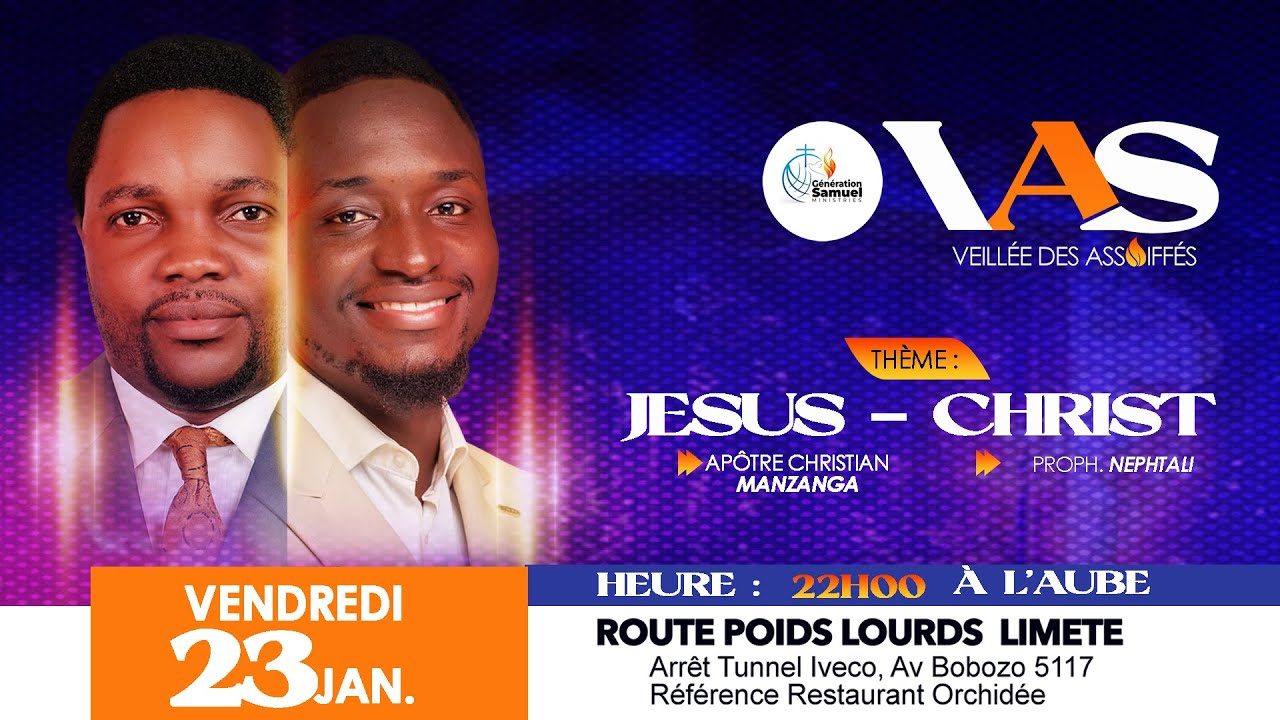 VAS2026 | JESUS-CHRIST AVEC PROPHETE NEPHTALI LUBABA