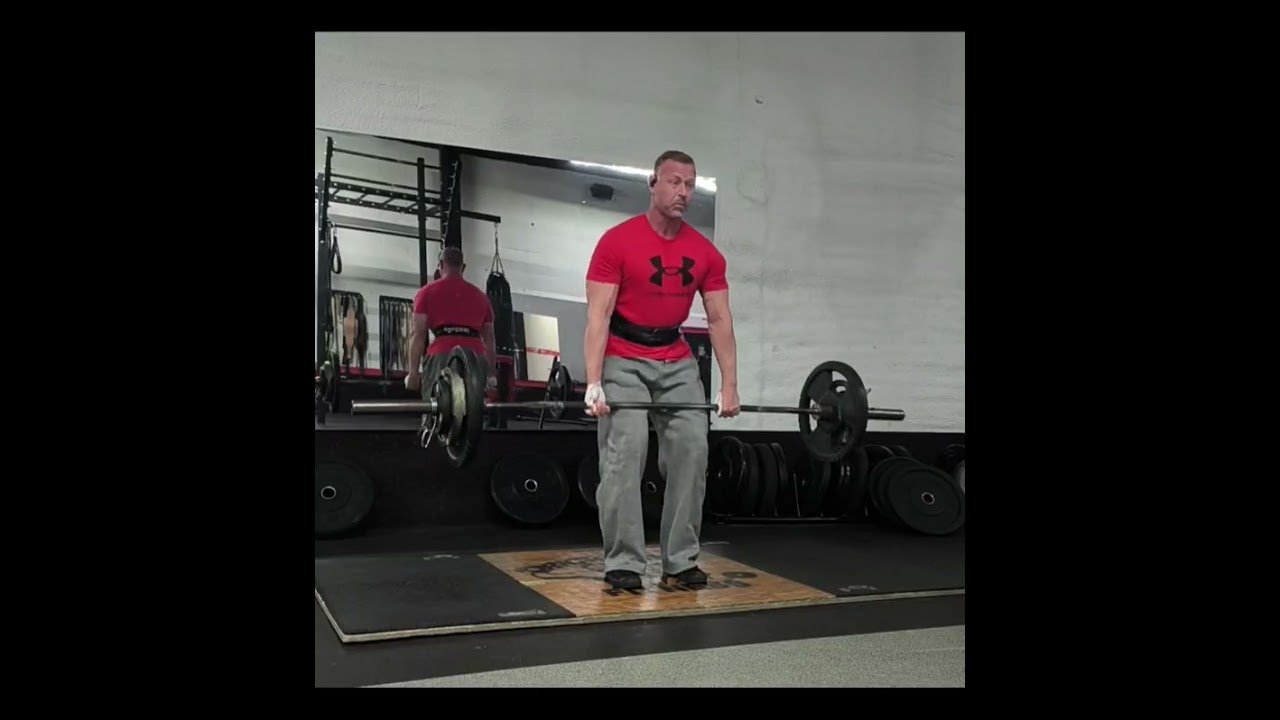 Deadlifts 8 Weeks out from Masters 