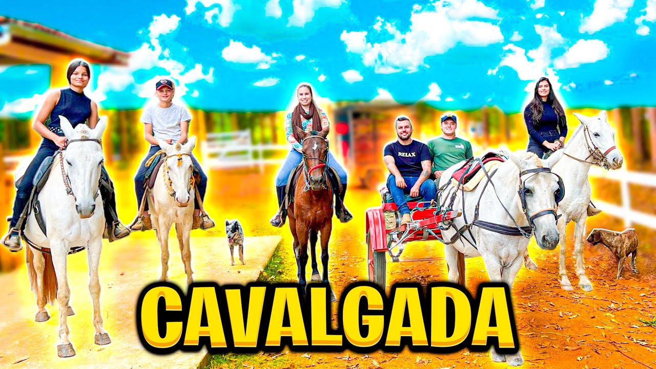 PRIMEIRA CAVALGADA na NOVA CHARRETE