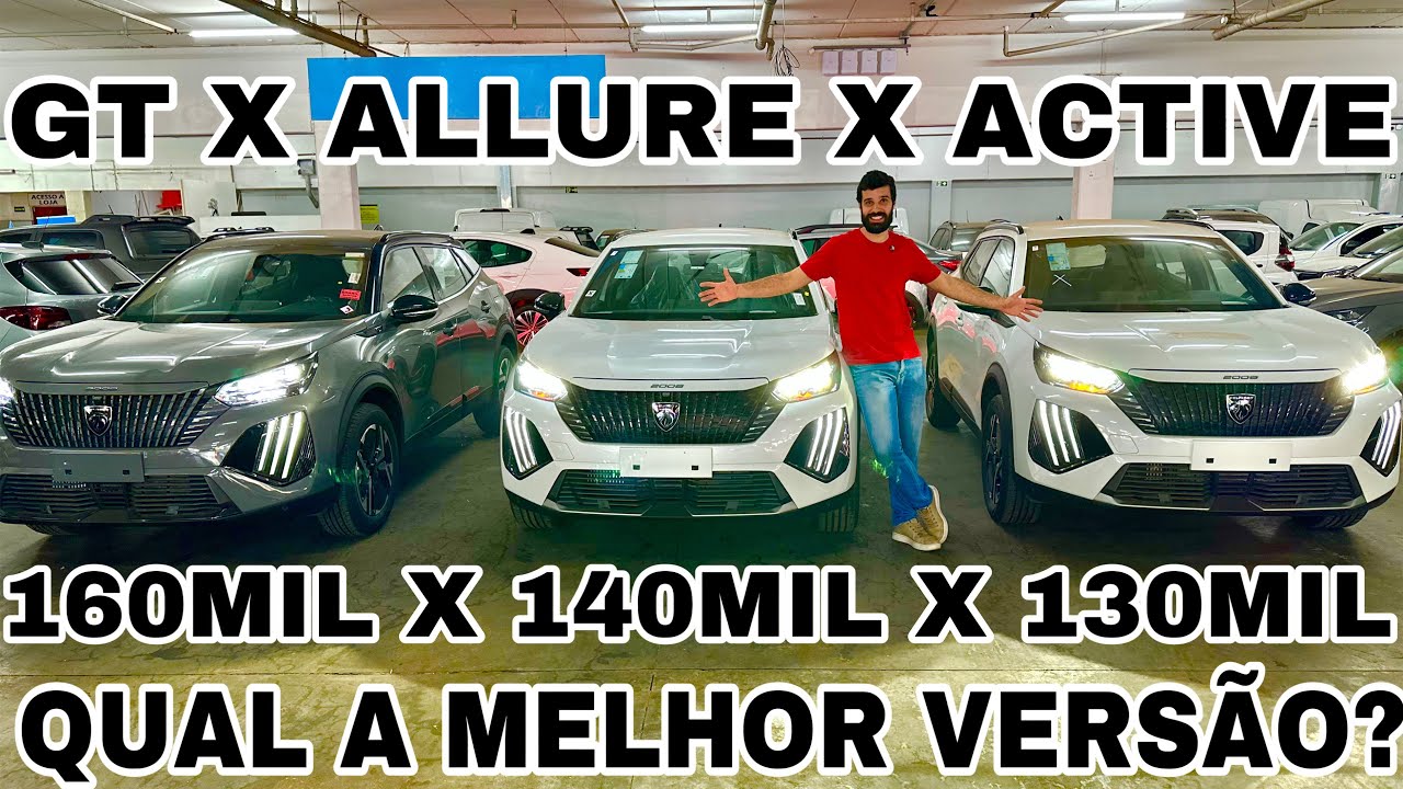 COMPARATIVO E PREÇOS ENTRE VERSÕES PEUGEOT 2008 2025 | DIFERENÇA ENTRE VERSÕES!!!