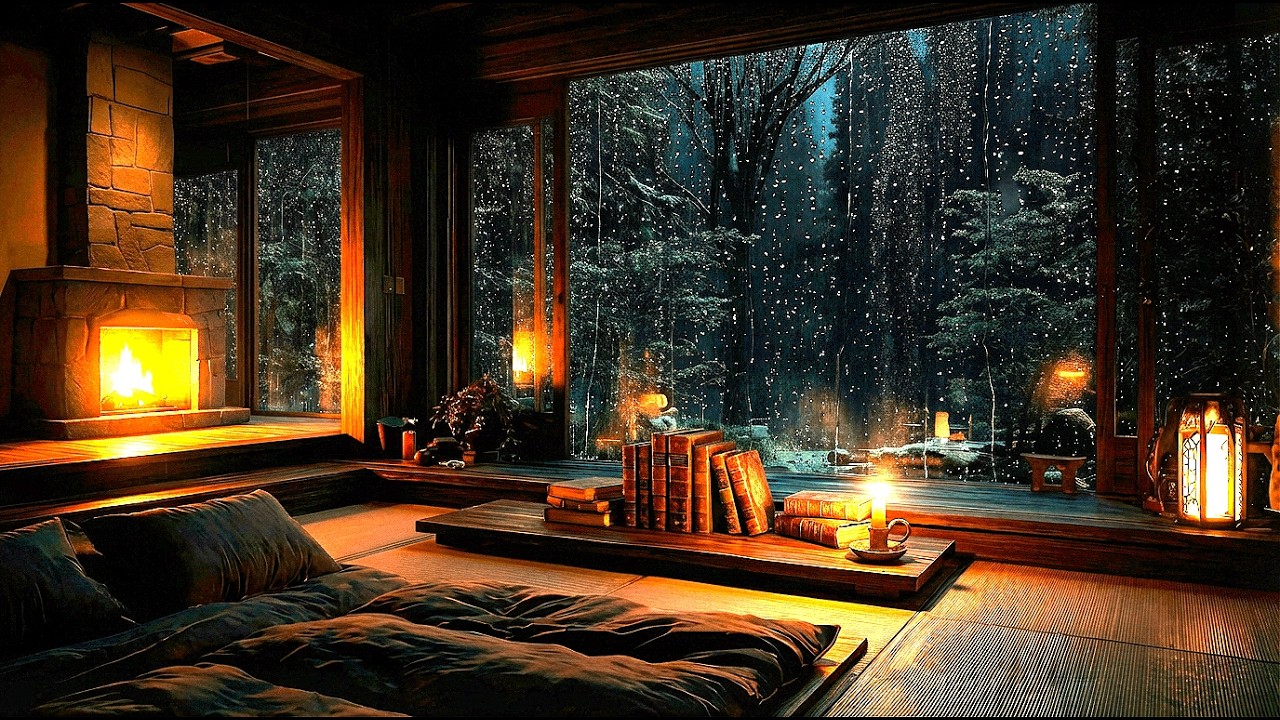 Rain Sounds for Sleeping | Relaxing Rain on Window for Deep Sleep