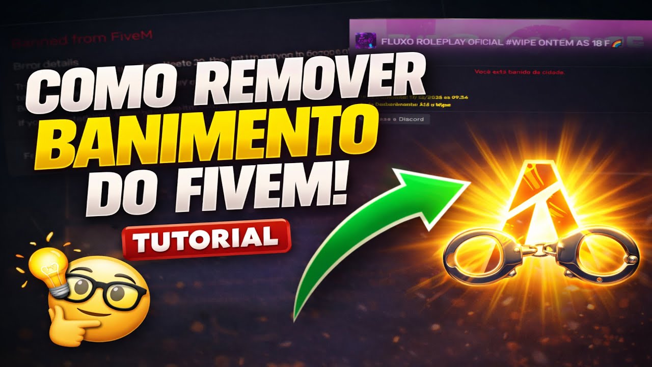 **ATUALIZADO** Como REMOVER BANIMENTO de QUALQUER SERVIDOR do FIVEM